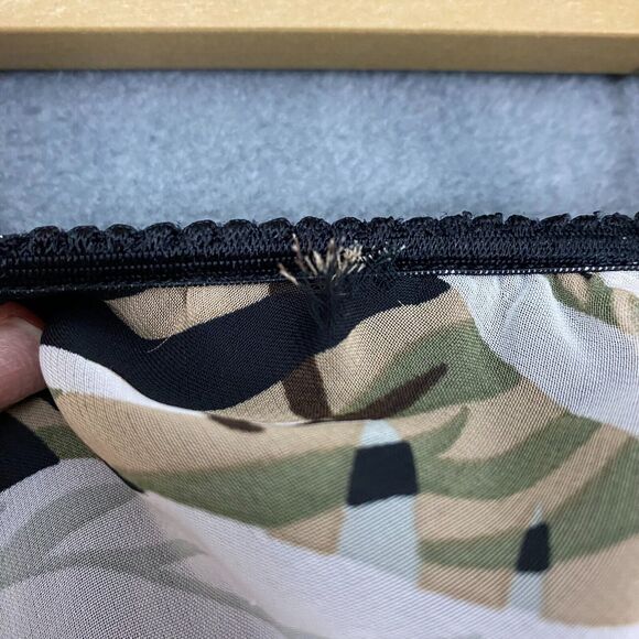 Jonathan Martin Skirt 18W Brown Flowy Fairy Boho Gypsy Folk Handkerchief Flaw - Picture 7 of 14